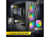 Antec Dark League DF700 FLUX, Mid Tower ATX Gaming Case, FLUX Platform, 5 x 120mm Fans Included, ARGB & PWM Fan Controller, Tempered Glass Side Panel, Three-Dimensional Wave-Shaped Mesh Front