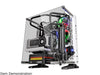 Thermaltake Core P3 TG Snow ATX Open Frame Panoramic Viewing Tt LCS Certified Gaming Computer Case CA-1G4-00M6WN-05