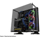 Thermaltake Core P3 TG CA-1G4-00M1WN-06 Black SPCC ATX Open Frame Chassis Computer Case