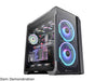 Thermaltake View 51 Motherboard Sync ARGB E-ATX Full Tower Gaming Computer Case with 2 x 200mm ARGB 5V Motherboard Sync RGB Fans + 140mm Black Rear Fan Pre-Installed, CA-1Q6-00M1WN-00