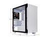 Thermaltake S100 TG Snow CA-1Q9-00S6WN-00 White SPCC / Tempered Glass Micro Chassis Computer Case