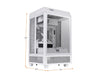 Thermaltake Tower 100 Snow Edition CA-1R3-00S6WN-00 White Steel / Tempered Glass Mini Tower Computer Case