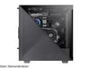 Thermaltake Divider 300 TG CA-1S2-00M1WN-00 Black Steel / Tempered Glass ATX Mid Tower Chassis Computer Case