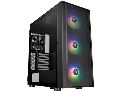 Thermaltake H570 TG CA-1T9-00M1WN-00 Black SPCC / Tempered Glass ATX Mid Tower Computer Case