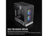 Thermaltake Ceres 300 Black Mid Tower E-ATX Computer Case With Tempered Glass Side Panel; 2xCT140 ARGB Fan Preinstalled; Rotational PCIe Slots & GPU Holder; CA-1Y2-00M1WN-00