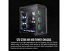 Thermaltake CTE C700 Air Mid Tower with Centralized Thermal Efficiency Design; 3x140mm CT140 Fans Pre-Installed; Tempered Glass Side Panel; CA-1X7-00F1WN-00