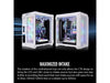 Thermaltake CTE C700 Air Snow Mid Tower with Centralized Thermal Efficiency Design; 3x140mm White CT140 Fans Pre-Installed; Tempered Glass Side Panel; CA-1X7-00F6WN-00; White