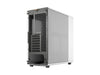 Fractal Design North ATX mATX Mid Tower PC Case - Chalk White Chassis with Oak Front and Mesh Side Panel