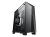 Gamemax Nova N6 Black USB3.0 Tempered Glass ATX Mid Tower Gaming Computer Case w/  RGB Strip x Front and 1 x RGB Rainbow Fan x Rear (Pre-Installed)