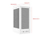 HYTE Revolt 3 Small Form Factor Premium ITX Computer Gaming Case with 700W 80+ Gold SFX Power Supply, White