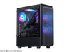 Phanteks Eclipse P300A High Airflow Full-Metal Mesh Design, Compact ATX Mid-Tower, 120mm Black Case Fan, Black, PH-EC300ATG_BK01