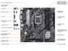 ASUS PRIME H570M-PLUS/CSM LGA 1200 Intel H570 SATA 6Gb/s Micro ATX Intel Motherboard