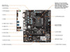 MSI B450M-A PRO MAX AM4 AMD B450 SATA 6Gb/s Micro ATX AMD Motherboard