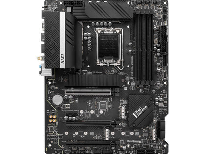 MSI PRO Z690-A WIFI DDR4 LGA 1700

* Dedicated LGA1700 mounting bracket is required. Intel Z690 SATA 6Gb/s ATX Intel Motherboard