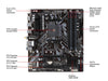 GIGABYTE B450M DS3H WIFI AM4 AMD B450 SATA 6Gb/s Micro ATX AMD Motherboard