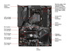 GIGABYTE B550 GAMING X V2 AM4 AMD B550 SATA 6Gb/s USB 3.0 ATX AMD Motherboard