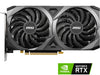 MSI Ventus GeForce RTX 3060 Ti 8GB GDDR6 PCI Express 4.0 Video Card RTX 3060 Ti VENTUS 2X 8G OCV1 LHR