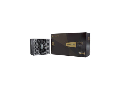 Seasonic PRIME GX-750, 750W 80+ Gold, Full Modular, Low Noise, Premium Japanese Capacitor, 12 Year Warranty, Nvidia RTX 30/40 Super, AMD GPU Compatible, Ref# SSR-750GD2