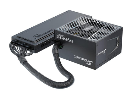 Seasonic SYNCRO DPC-850, 850W 80+ Platinum Power Supply, CONNECT Module Cable Management, SSR-850FB, Must Use with Case Q704 to Function Normally.