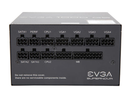 EVGA SuperNOVA 1000 G5, 80 Plus Gold 1000W, Fully Modular, Eco Mode with FDB Fan, 10 Year Warranty, Includes Power ON Self Tester, Compact 150mm Size, Power Supply 220-G5-1000-X1