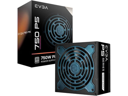 EVGA SuperNOVA 750 P5 220-P5-0750-X1 750 W ATX12V / EPS12V 80 PLUS PLATINUM Certified Full Modular Active PFC Power Supply