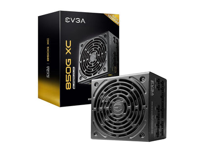 EVGA SuperNOVA 850G XC, 80 Plus Gold 850W, Fully Modular, Includes Power ON Self Tester, Compact 150mm Size, Power Supply 520-5G-0850-K1