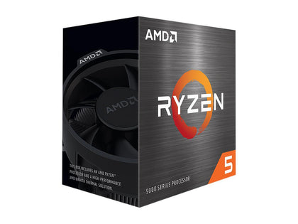 AMD Ryzen 5 5500 - Ryzen 5 5000 Series Cezanne (Zen 3) 6-Core 3.6 GHz Socket AM4 65W None Integrated Graphics Desktop Processor - 100-100000457BOX