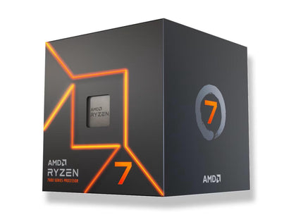 AMD Ryzen 7 7700 - Ryzen 7 7000 Series Zen 4 8-Core 3.8 GHz - Socket AM5 65W - AMD Radeon Graphics Processor - 100-100000592BOX