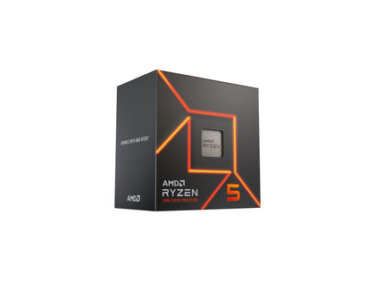 AMD Ryzen 5 7600 - Ryzen 5 7000 Series Zen 4 6-Core 3.8 GHz - Socket AM5 65W - AMD Radeon Graphics Processor - 100-100001015BOX