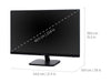 ViewSonic VA2456-MHD 24 Inch Frameless IPS 1080p Monitor with HDMI DisplayPort and VGA Inputs for Home and Office