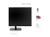 ViewSonic VA2456-MHD 24 Inch Frameless IPS 1080p Monitor with HDMI DisplayPort and VGA Inputs for Home and Office