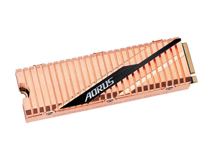 GIGABYTE AORUS NVMe Gen4 SSD 2TB M.2 2280 PCI-Express 4.0 x4 3D TLC Internal Solid State Drive (SSD) Dual Side Copper GP-ASM2NE6200TTTD