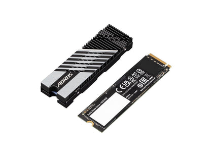 GIGABYTE AORUS Gen4 7300 SSD 2TB PCIe 4.0 NVMe M.2 Internal Solid State Hard Drive with Read Speed Up to 7300MB/s, Write Speed Up to 6850MB/s, AG4732TB