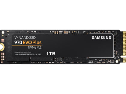 SAMSUNG 970 EVO PLUS M.2 2280 1TB PCIe Gen 3.0 x4, NVMe 1.3 V-NAND 3-bit MLC Internal Solid State Drive (SSD) MZ-V7S1T0B/AM