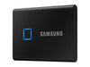 SAMSUNG T7 Touch Portable SSD 1TB - Up to 1050 MB/s - USB 3.2 External Solid State Drive, Black (MU-PC1T0K/WW)