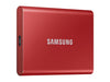 SAMSUNG T7 Portable SSD 1TB - Up to 1050 MB/s - USB 3.2 External Solid State Drive, Red (MU-PC1T0R/AM)