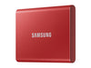 SAMSUNG T7 Portable SSD 1TB - Up to 1050 MB/s - USB 3.2 External Solid State Drive, Red (MU-PC1T0R/AM)