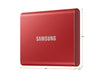 SAMSUNG T7 Portable SSD 1TB - Up to 1050 MB/s - USB 3.2 External Solid State Drive, Red (MU-PC1T0R/AM)