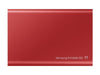 SAMSUNG T7 Portable SSD 2TB - Up to 1050MB/s - USB 3.2 External Solid State Drive, Red (MU-PC2T0R/AM)