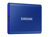 SAMSUNG T7 Portable SSD 500GB - Up to 1050 MB/s - USB 3.2 External Solid State Drive, Blue (MU-PC500H/AM)