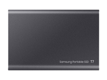 SAMSUNG T7 Portable SSD 1TB - Up to 1050 MB/s - USB 3.2 External Solid State Drive, Gray (MU-PC1T0T/AM)