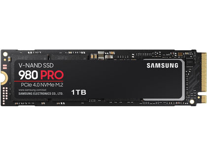 SAMSUNG 980 PRO M.2 2280 1TB PCI-Express Gen 4.0 x4, NVMe 1.3c Samsung V-NAND 3-bit MLC Internal Solid State Drive (SSD) MZ-V8P1T0B/AM