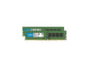 Crucial 64GB Kit (32GBx2) DDR4 3200 MT/s CL22 DIMM 288-Pin Memory - CT2K32G4DFD832A