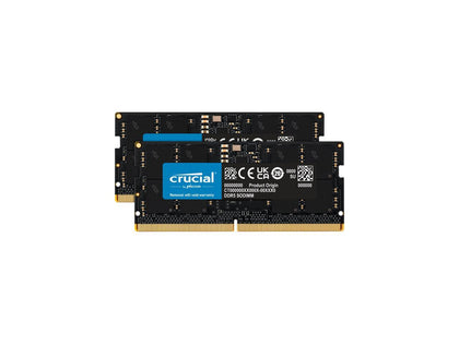 Crucial 32GB (2 x 16GB) 262-Pin DDR5 SO-DIMM DDR5 5600 Laptop Memory Model CT2K16G56C46S5