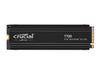 Crucial T700 GEN5 NVME M.2  SSD w/ Heatsink 2280 1TB PCI-Express 5.0 x4 TLC NAND² Internal Solid State Drive (SSD) CT1000T700SSD5