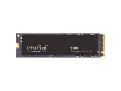 Crucial T500 2TB Gen4 NVMe M.2 Internal Gaming SSD, Up to 7400MB/s, laptop & desktop Compatible + 1mo Adobe CC All Apps - CT2000T500SSD8