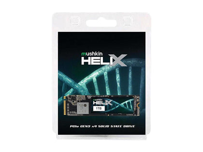 Mushkin Enhanced Helix-L M.2 2280 1TB PCIe Gen3 x4 NVMe 1.3 3D TLC Internal Solid State Drive (SSD) MKNSSDHL1TB-D8