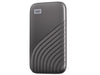 WD 500GB My Passport SSD External Portable Drive, Gray, Up to 1,050 MB/s - WDBAGF5000AGY-WESN