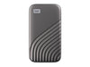 WD 500GB My Passport SSD External Portable Drive, Gray, Up to 1,050 MB/s - WDBAGF5000AGY-WESN