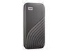 WD 500GB My Passport SSD External Portable Drive, Gray, Up to 1,050 MB/s - WDBAGF5000AGY-WESN